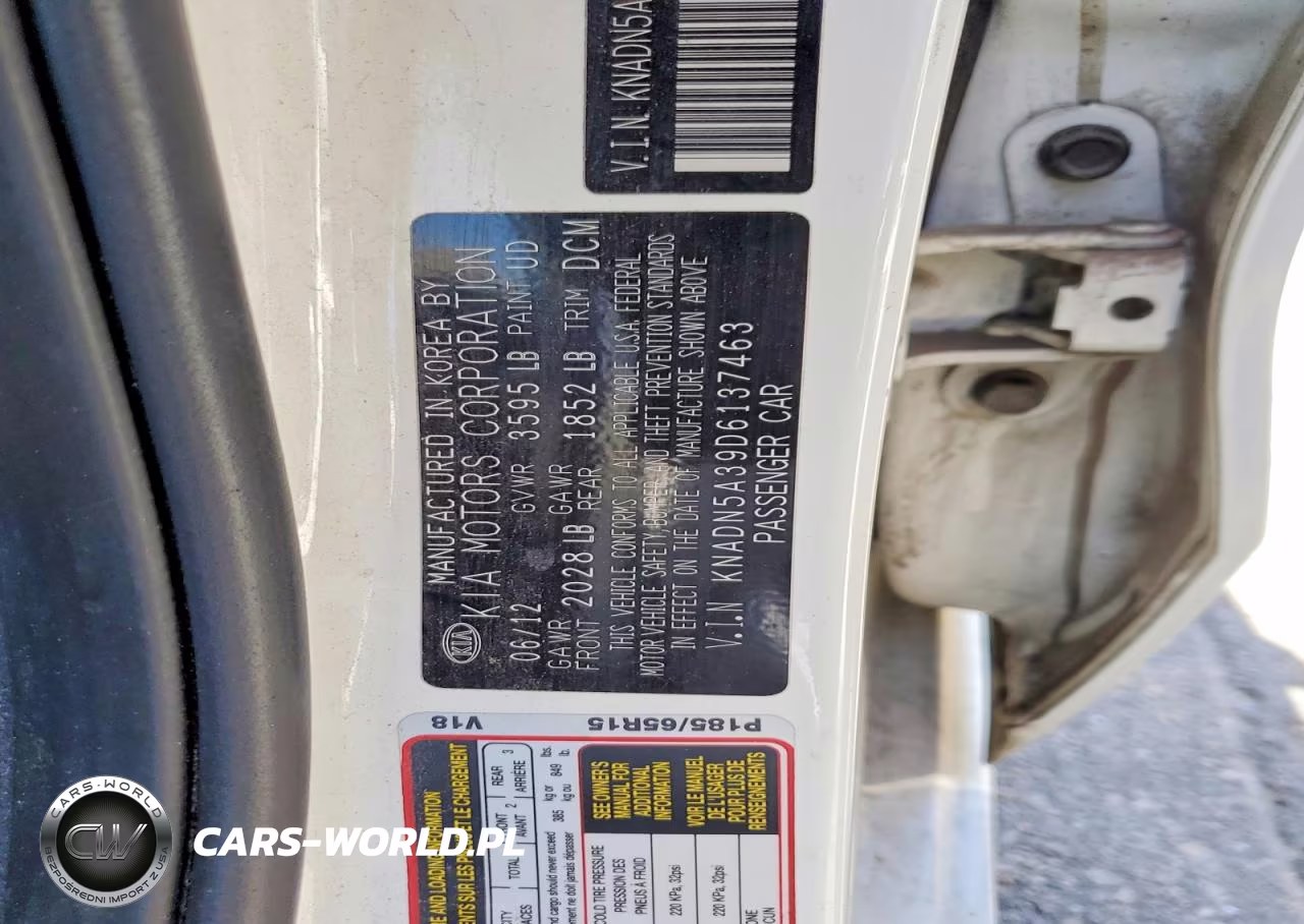 2013 Kia Rio VIN:KNADN5A39D6137463 - 12