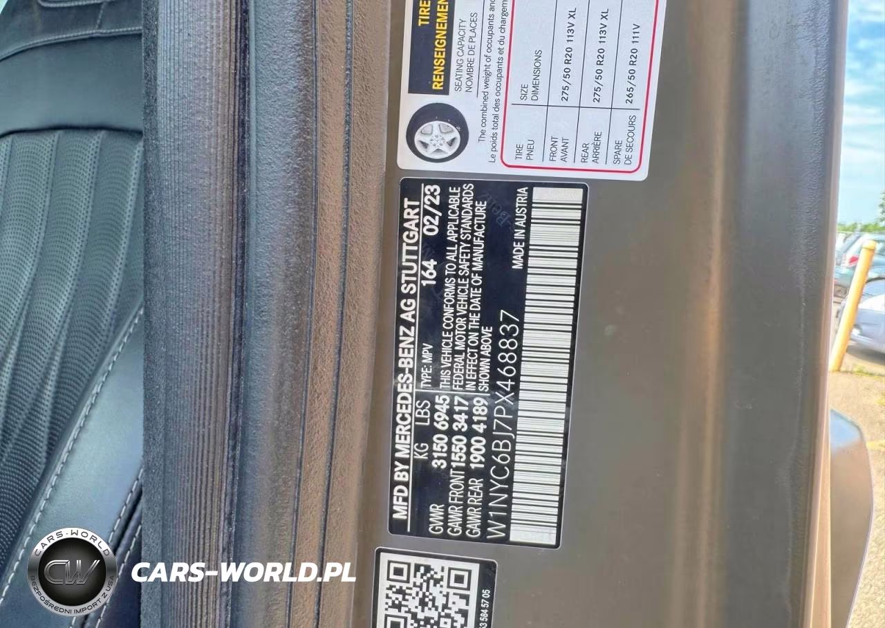 2023 Mercedes-Benz G 550 VIN:W1NYC6BJ7PX468837 - 15
