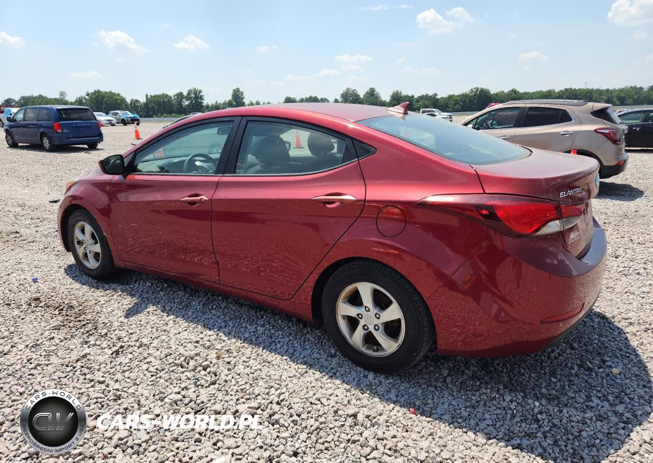 2014 Hyundai Elantra Se VIN:5NPDH4AE2EH543081 - 2
