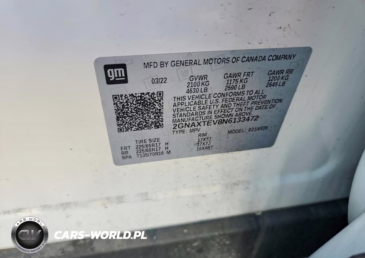 2022 Chevrolet Equinox Lt VIN:2GNAXTEV8N6133472 - 13
