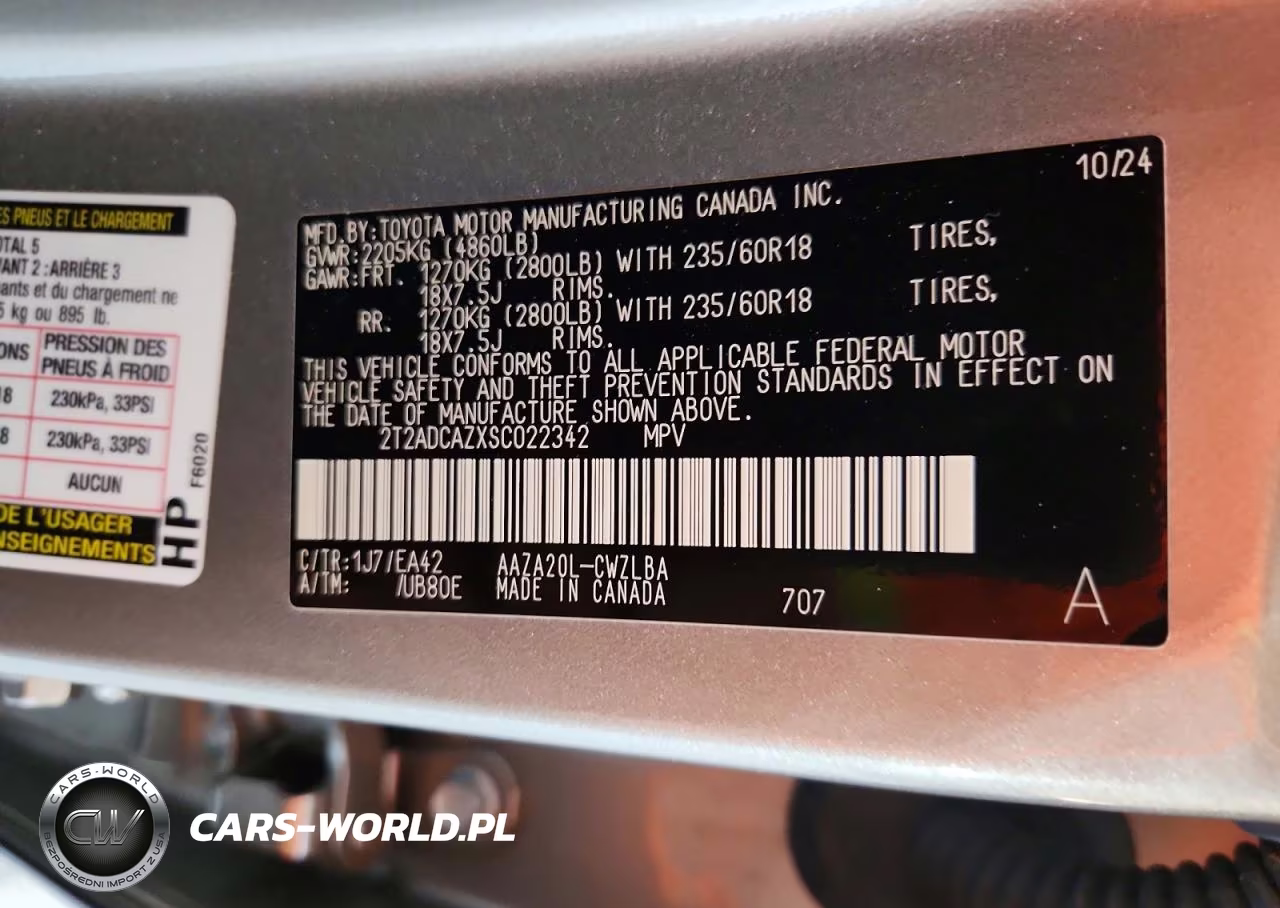 2025 Lexus Nx 250 VIN:2T2ADCAZXSCO22342 - 14