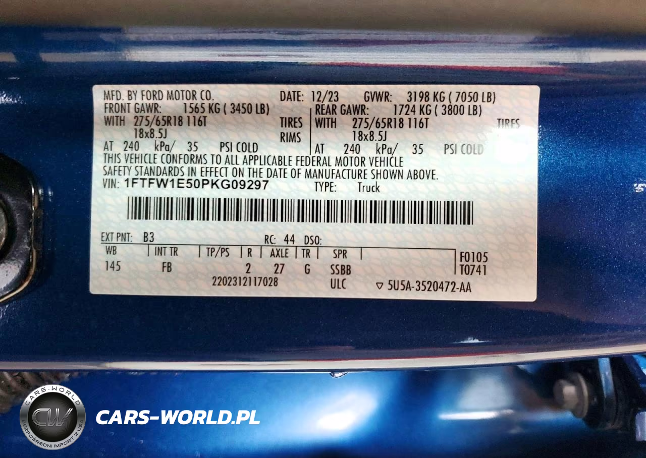 2023 Ford F150 Supercrew VIN:1FTFW1E50PKG09297 - 13