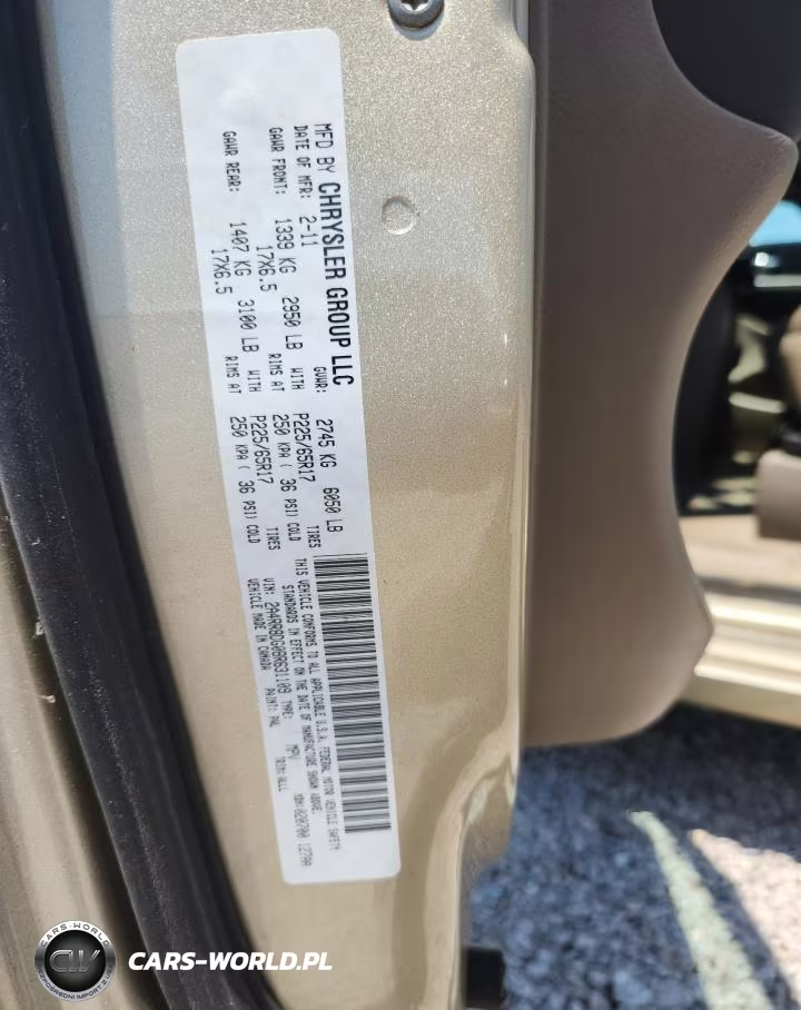 2011 Chrysler Town & Country Touring-L VIN:2A4RR8DG0BR631109 - 13
