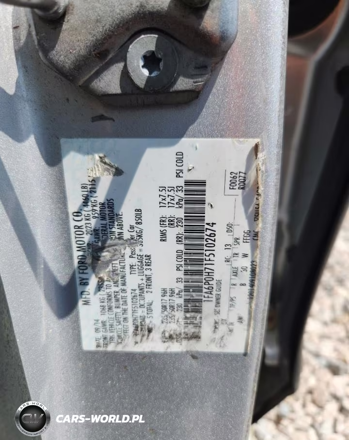 FORD FUSION VIN:1FA6P0H71F5102674 - 12