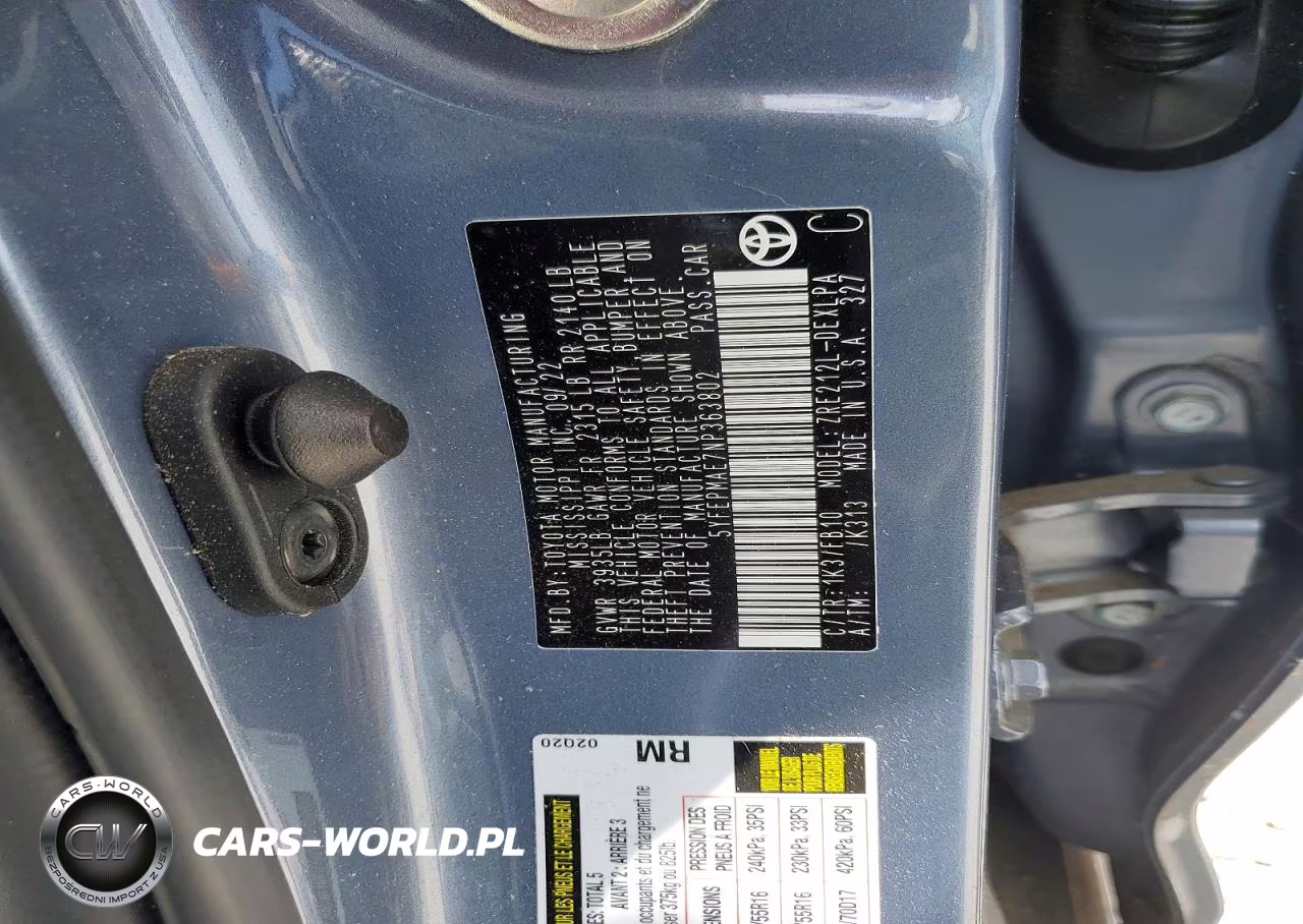 2022 Toyota Corolla Le VIN:5YFEPMAE7NP363802 - 12