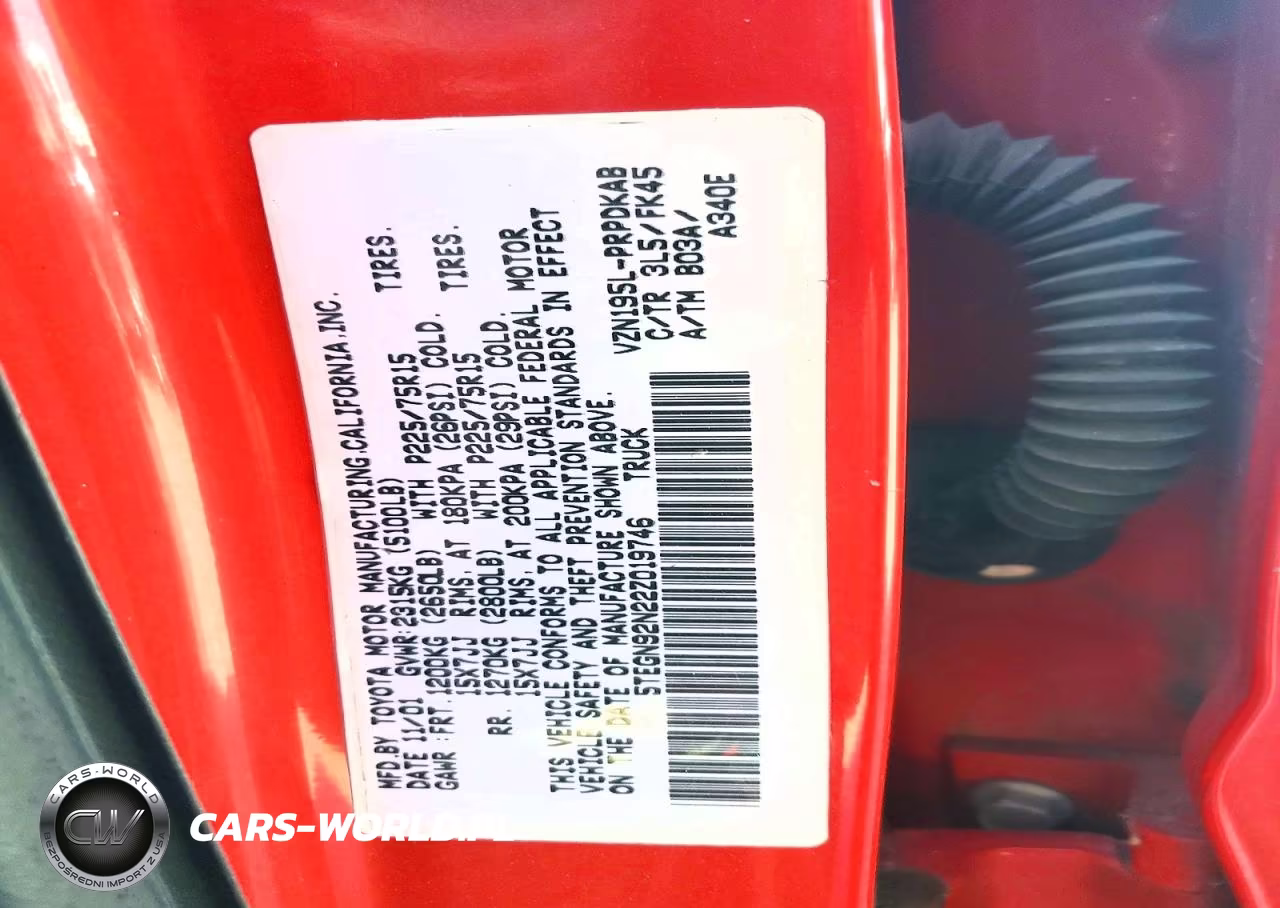 2002 Toyota Tacoma Double Cab Prerunner VIN:5TEGN92N22Z019746 - 13