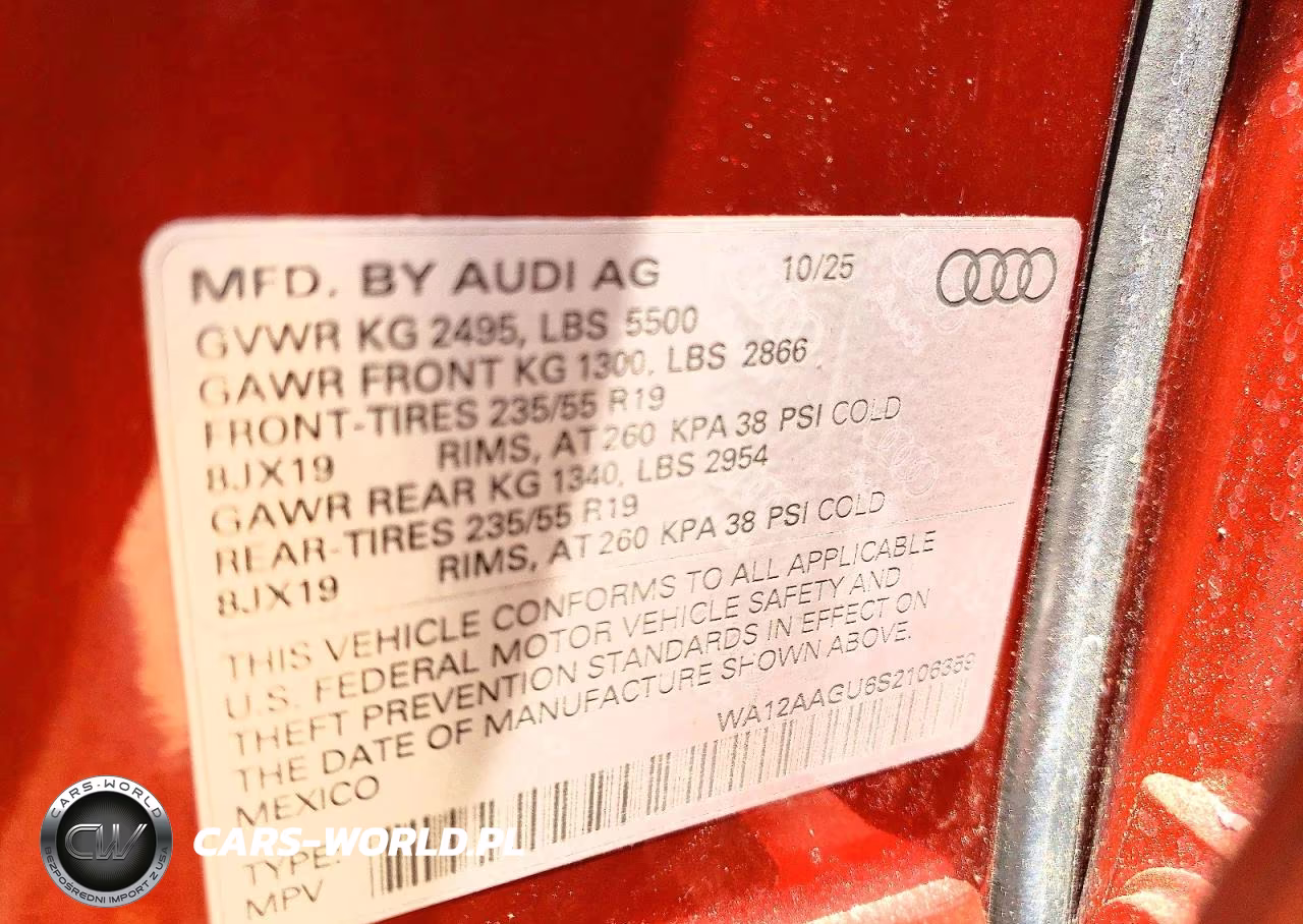 2025 Audi Q5 Premium Plus VIN:WA12AAGU6S2106359 - 13