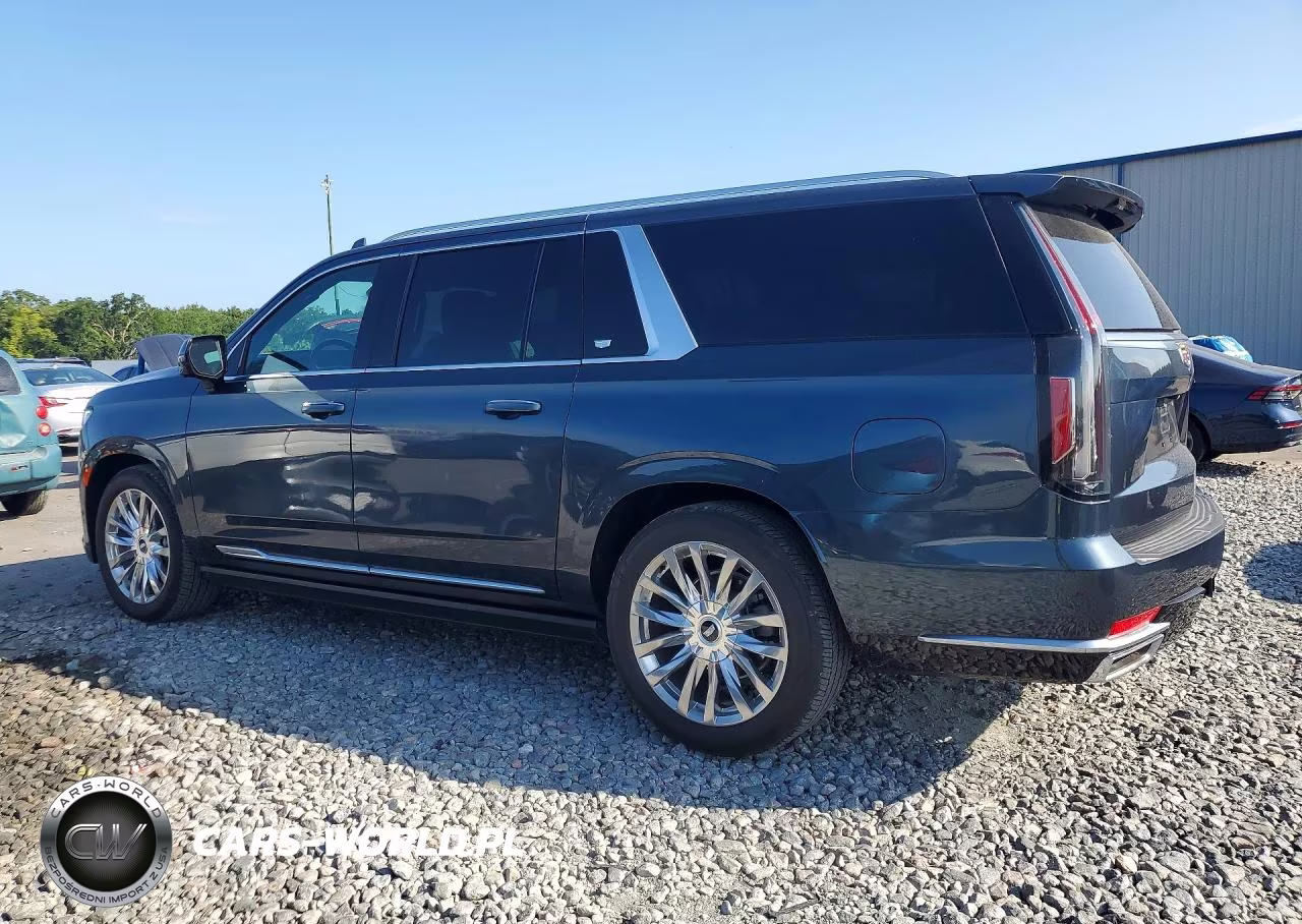 2021 Cadillac Escalade Esv Premium Luxury Platinum VIN:1GYS4MKLXMR172818 - 2