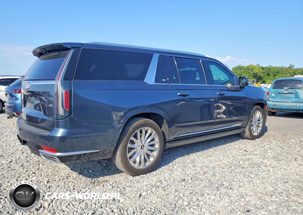 2021 Cadillac Escalade Esv Premium Luxury Platinum VIN:1GYS4MKLXMR172818 - 3