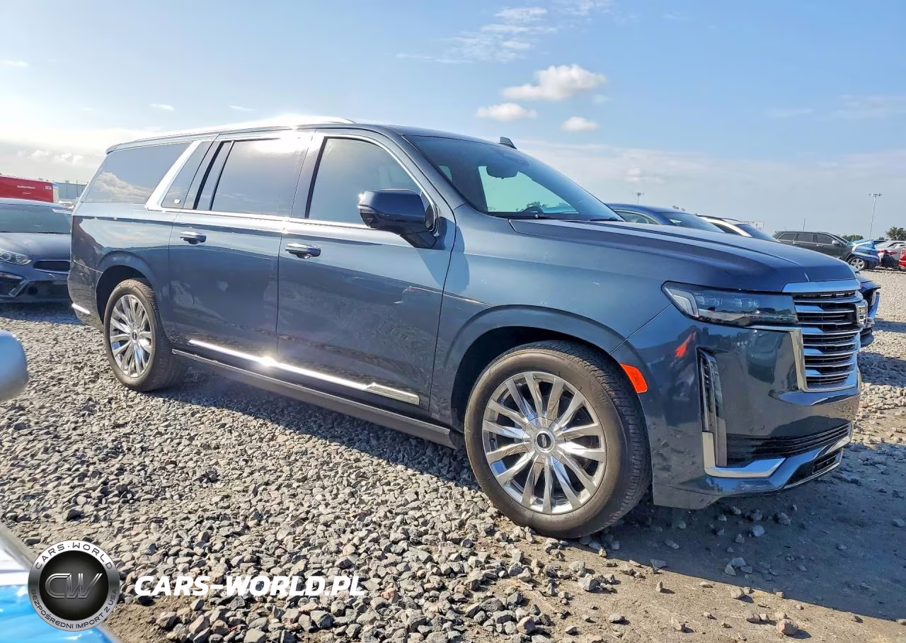 2021 Cadillac Escalade Esv Premium Luxury Platinum VIN:1GYS4MKLXMR172818 - 4