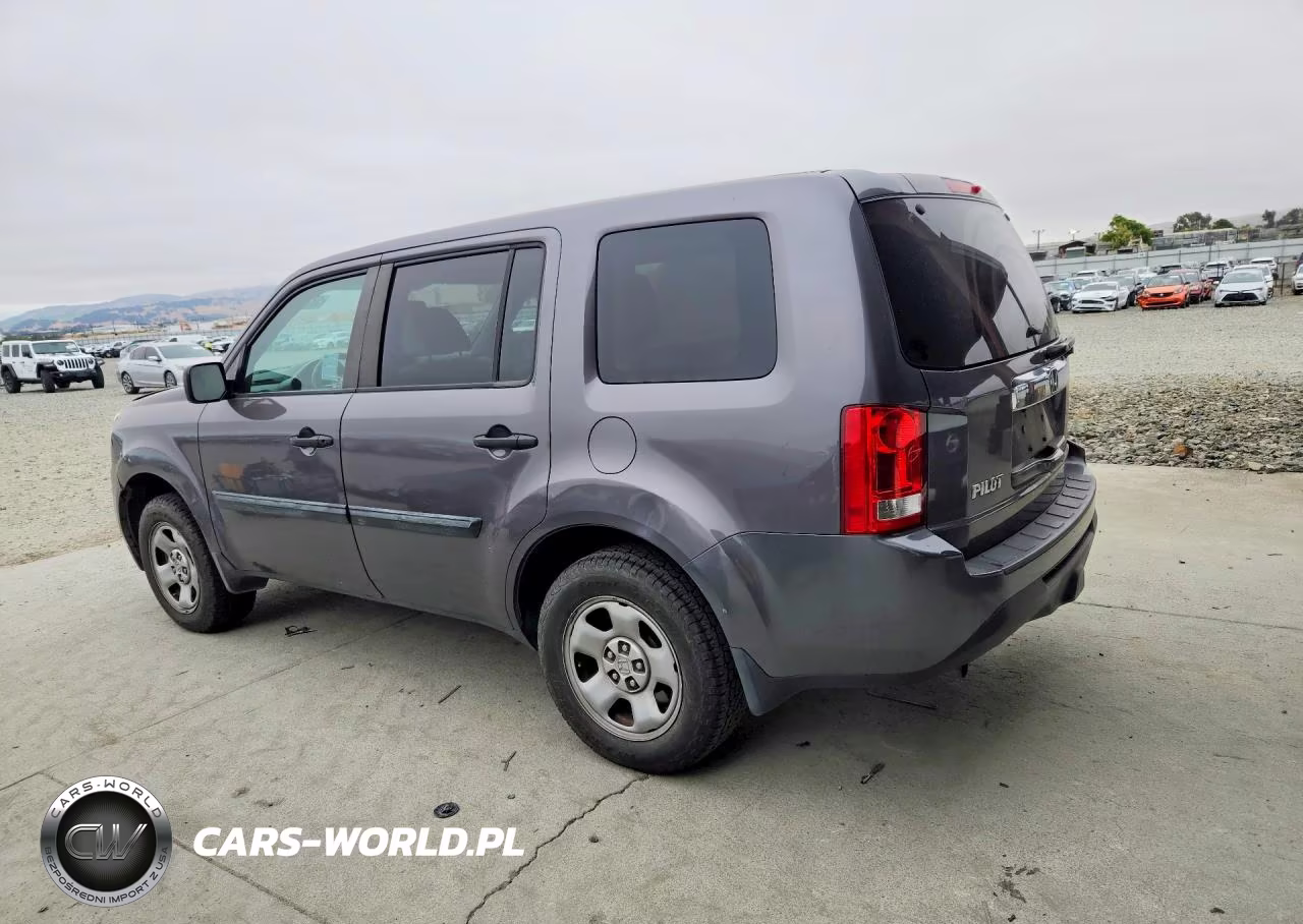 2014 Honda Pilot Lx VIN:5FNYF3H2XEB020967 - 2