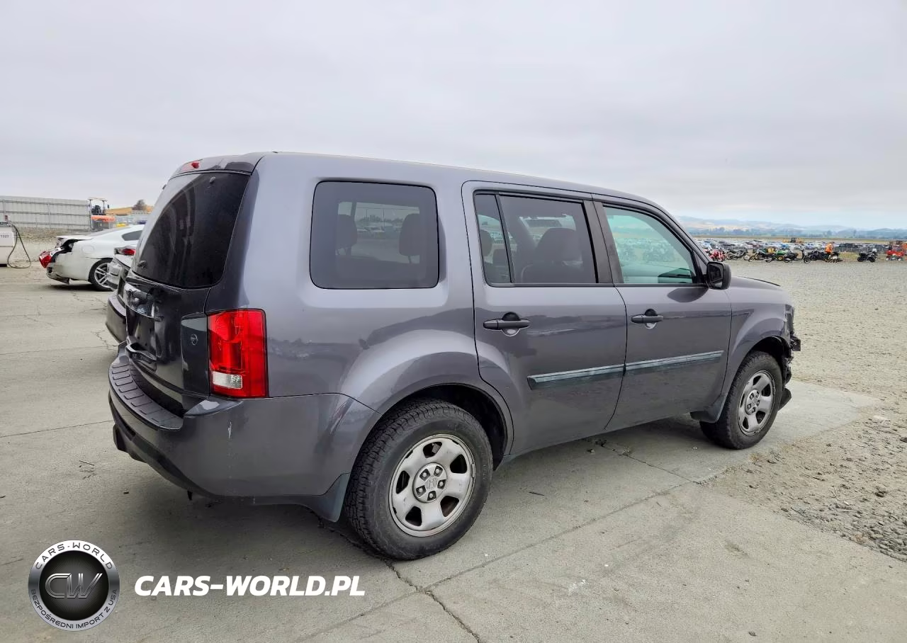 2014 Honda Pilot Lx VIN:5FNYF3H2XEB020967 - 3