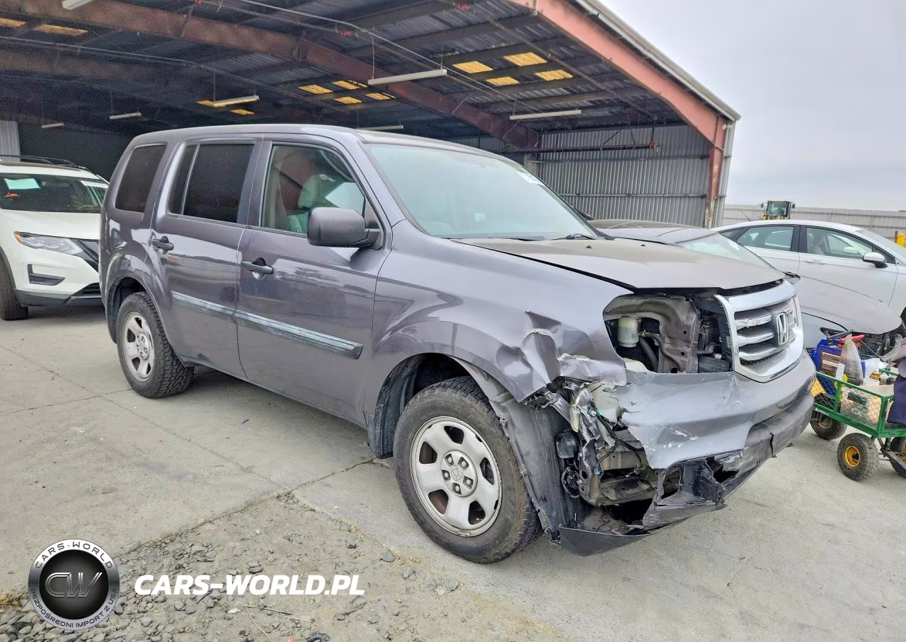 2014 Honda Pilot Lx VIN:5FNYF3H2XEB020967 - 4