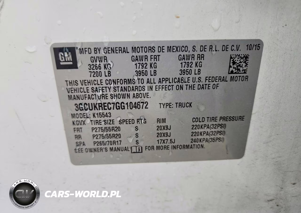 2016 Chevrolet Silverado K1500 Lt VIN:3GCUKREC7GG104672 - 12