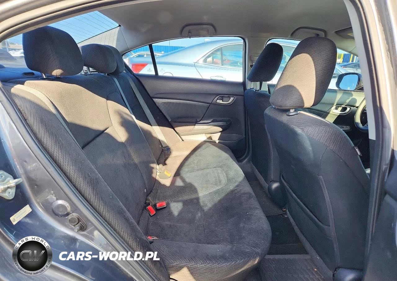2013 Honda Civic Lx VIN:19XFB2F5XDE030025 - 10