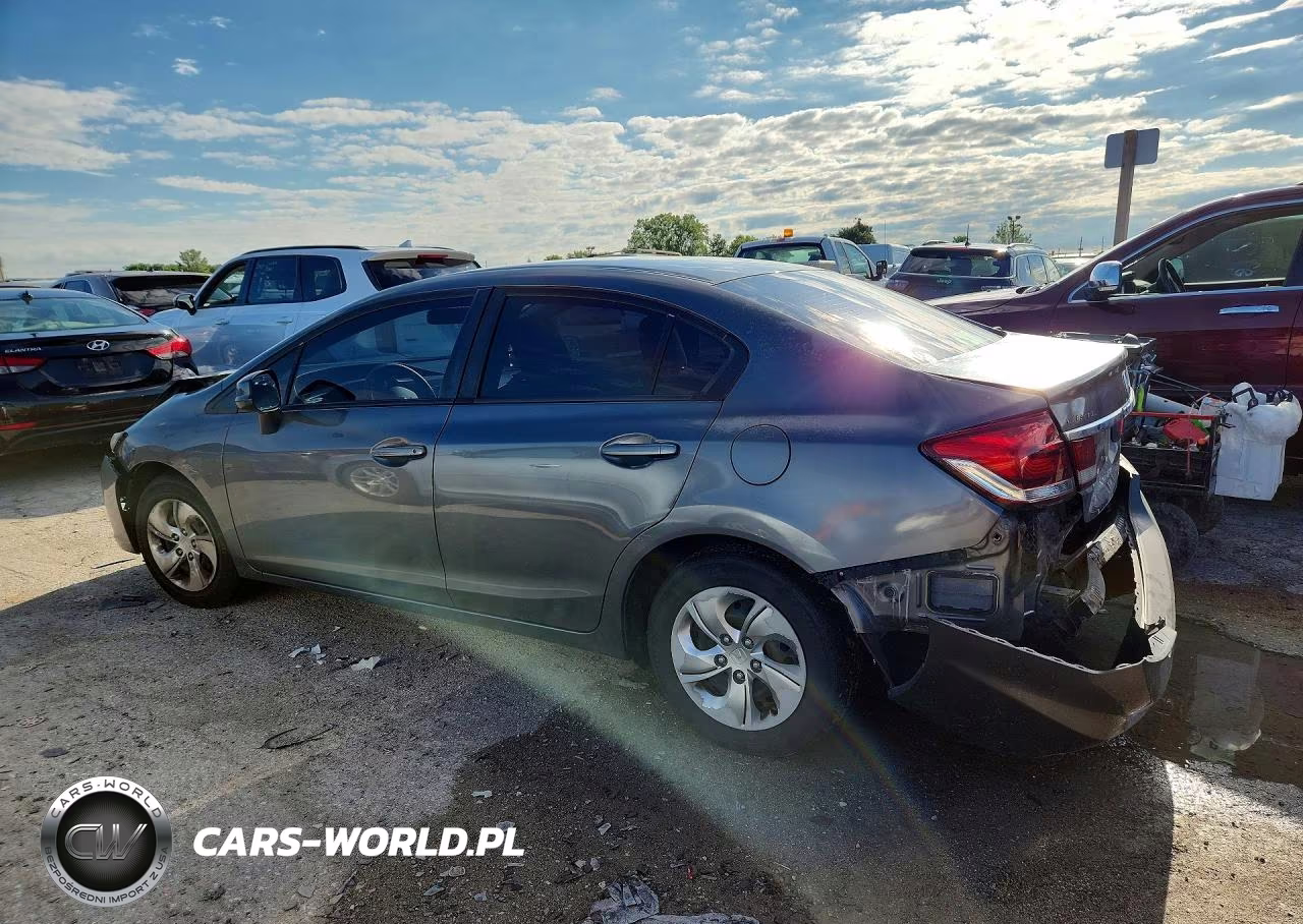 2013 Honda Civic Lx VIN:19XFB2F5XDE030025 - 2