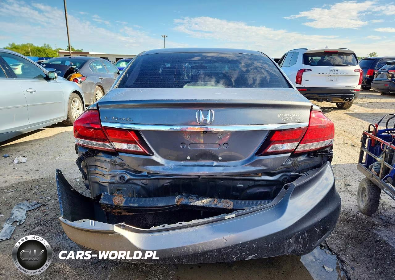 2013 Honda Civic Lx VIN:19XFB2F5XDE030025 - 6