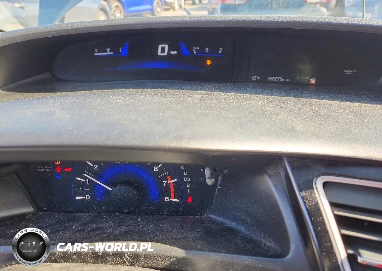 2013 Honda Civic Lx VIN:19XFB2F5XDE030025 - 9