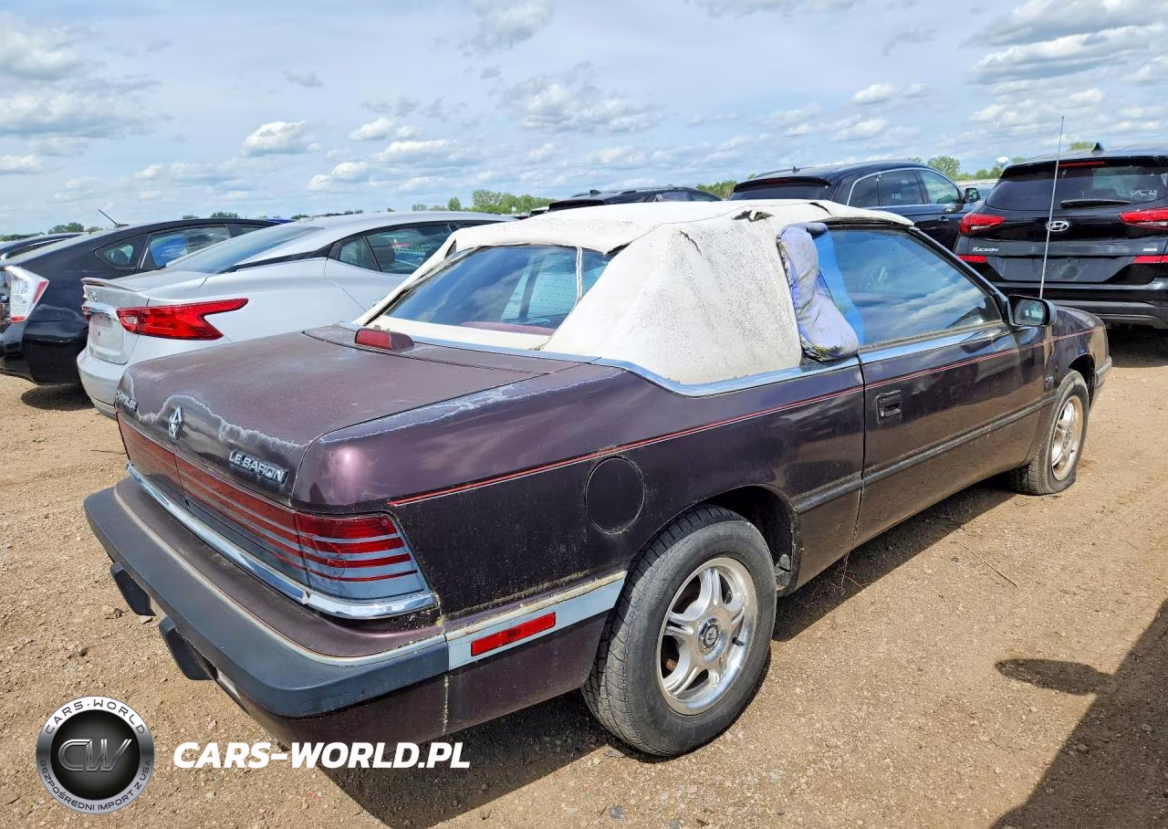 1991 Chrysler Lebaron VIN:1C3XJ4536MG100515 - 3