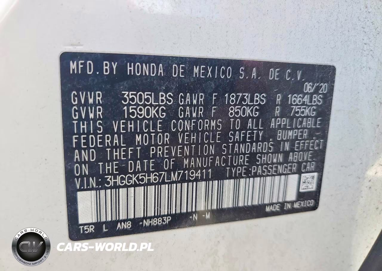 2020 Honda Fit Sport VIN:3HGGK5H67LM719411 - 13
