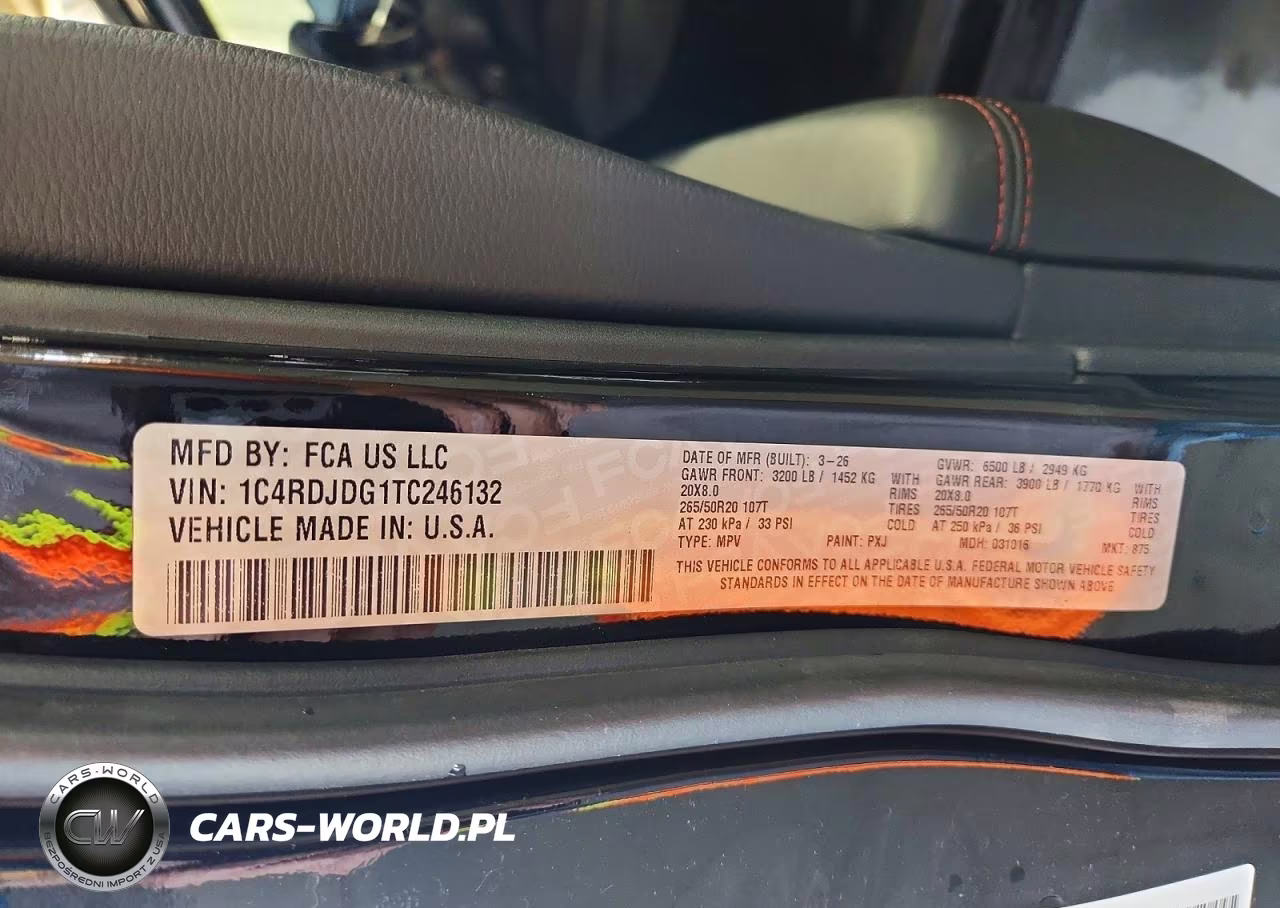 2026 Dodge Durango Gt VIN:1C4RDJDG1TC246132 - 14