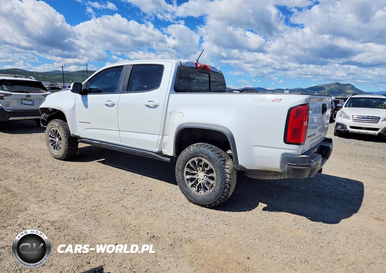 2021 Chevrolet Colorado Zr2 VIN:1GCPTEE14M1189157 - 2