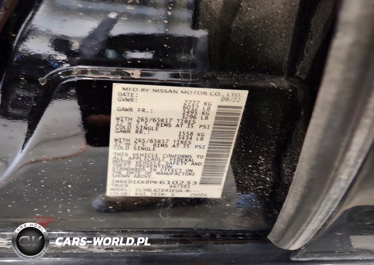 2023 Nissan Frontier Sv VIN:1N6ED1EK8PN610233 - 13