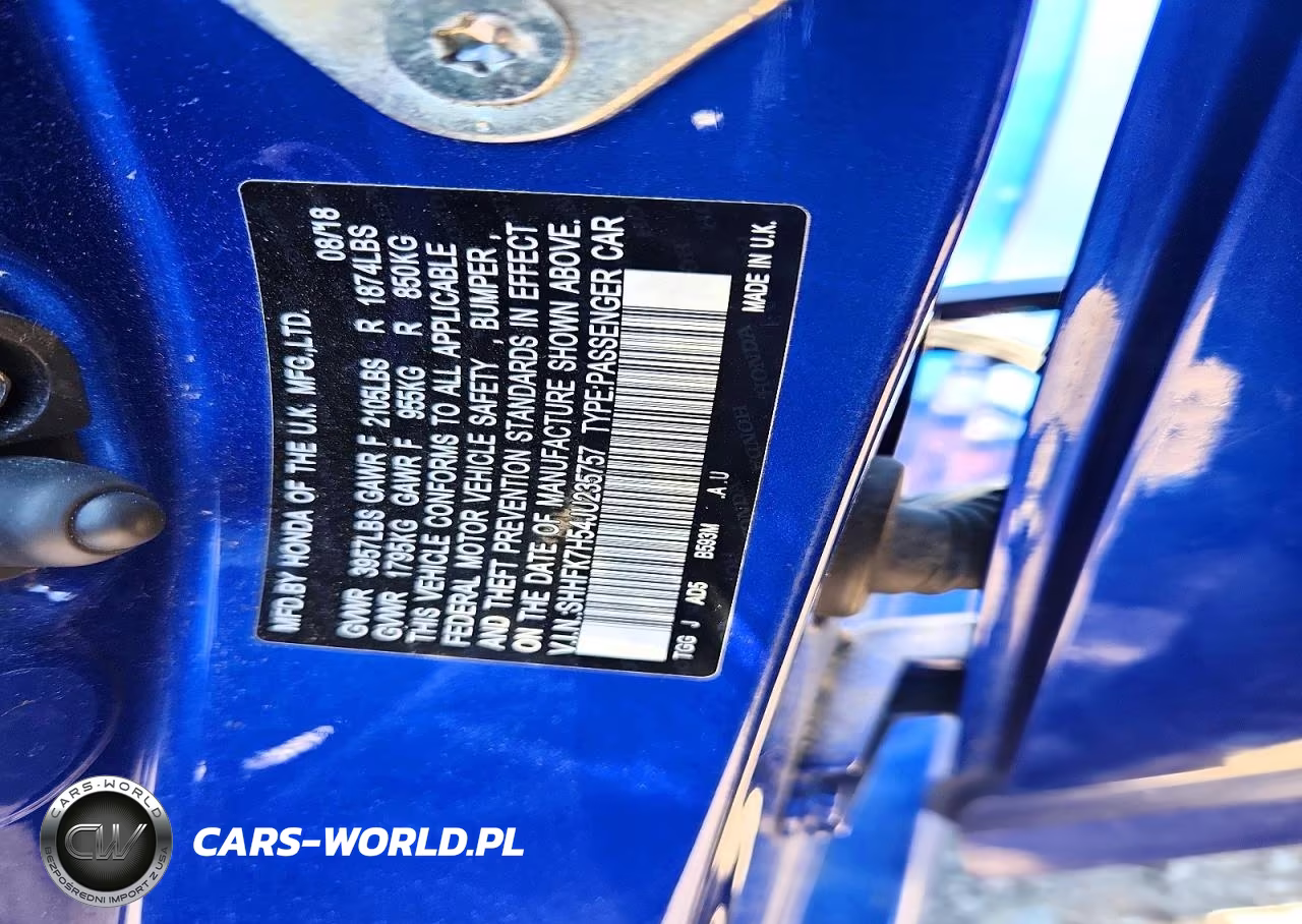 2018 Honda Civic Ex VIN:SHHFK7H54JU235757 - 13