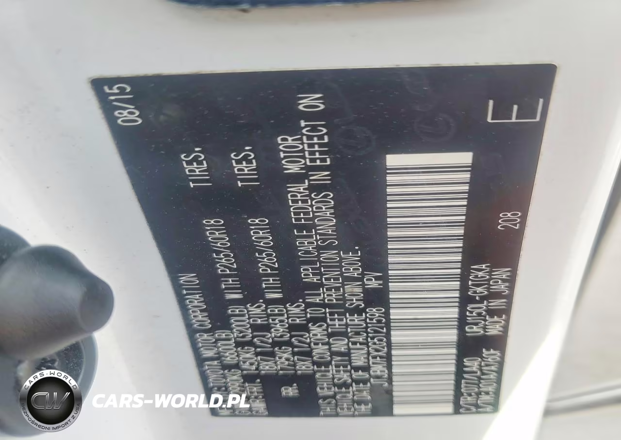 2016 Lexus Gx 460 VIN:JTJBM7FX2G5121598 - 13