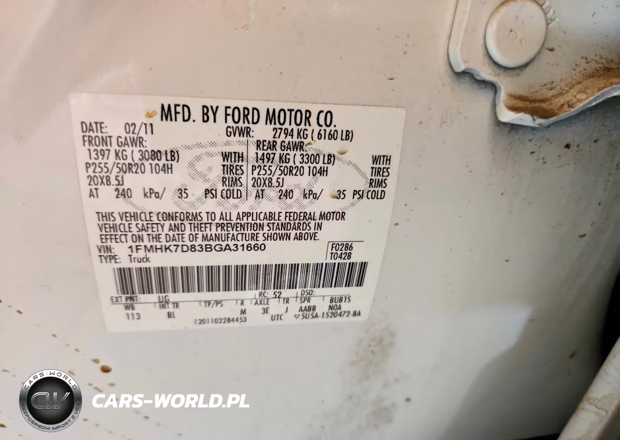 2011 Ford Explorer Xlt VIN:1FMHK7D83BGA31660 - 13