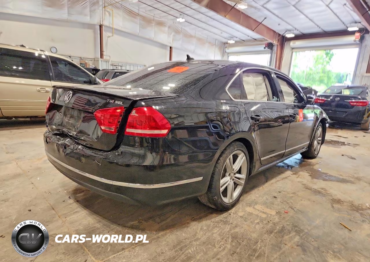 2014 Volkswagen Passat Sel VIN:1VWCS7A30EC001399 - 3