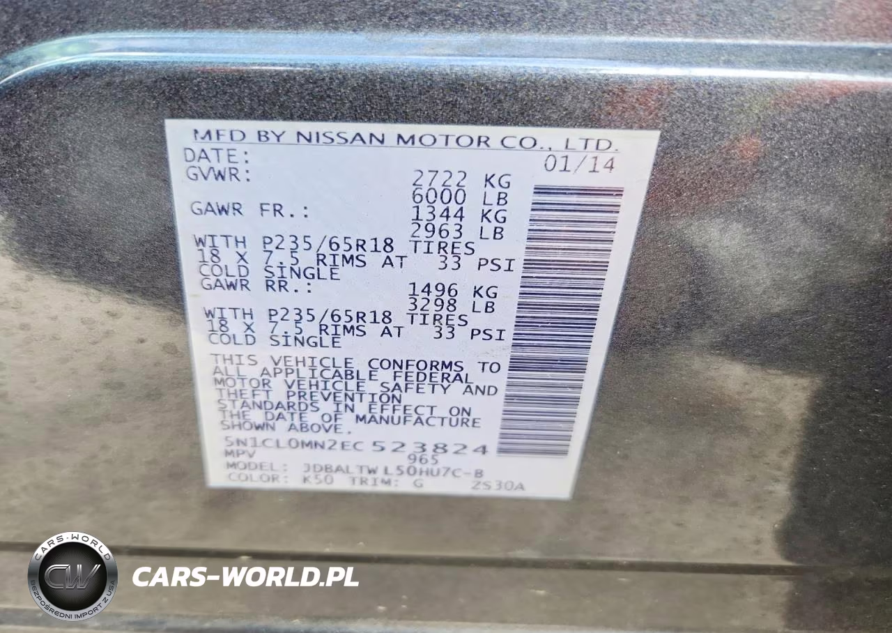 2014 Infiniti Qx60 Hybrid VIN:5N1CL0MN2EC523824 - 13