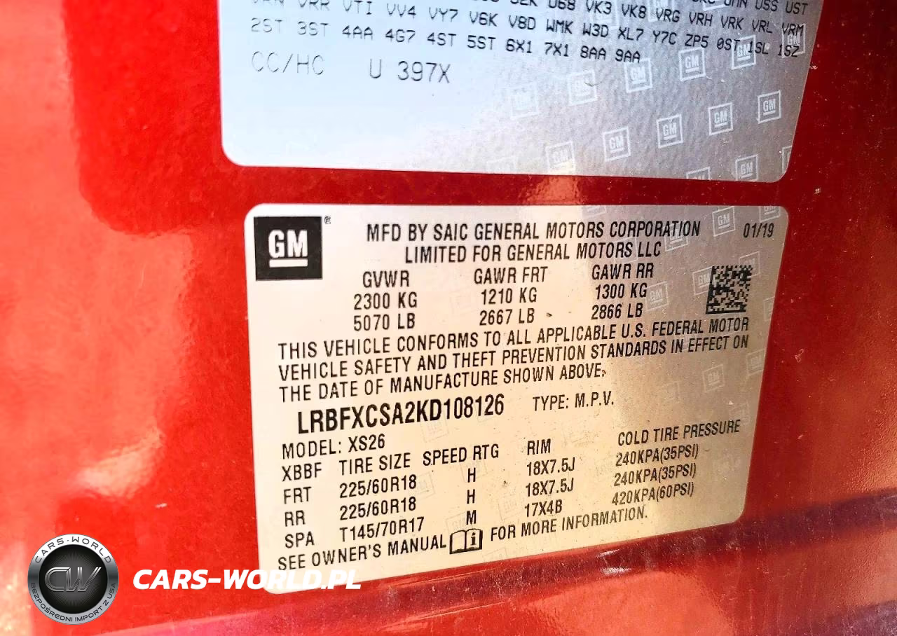 2019 Buick Envision Essence VIN:LRBFXCSA2KD108126 - 13