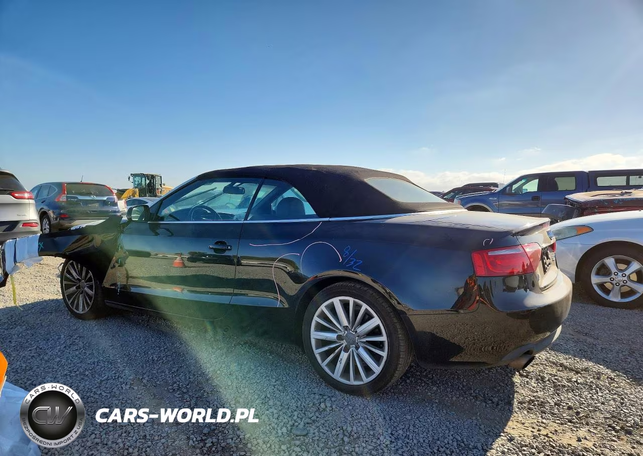 2012 Audi A5 Premium VIN:WAUCFAFH5CN002376 - 2