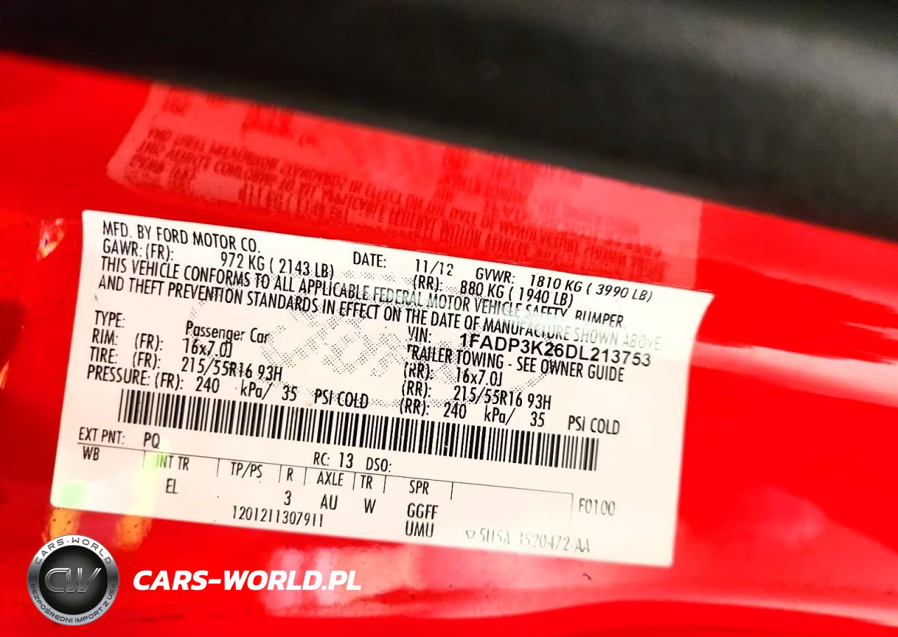 2013 Ford Focus Se VIN:1FADP3K26DL213753 - 12