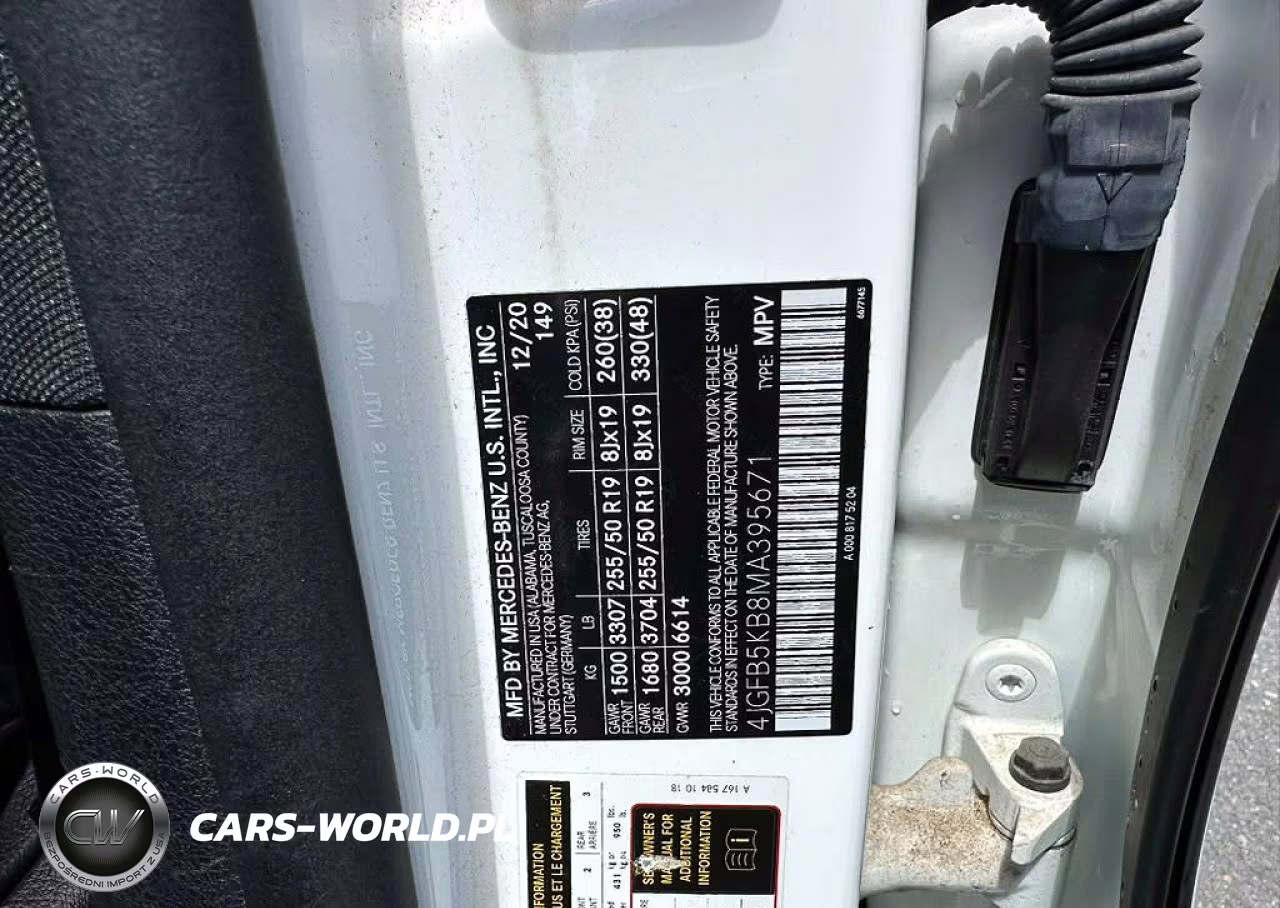 2021 Mercedes-Benz Gle 450 4Matic VIN:4JGFB5KB8MA395671 - 10