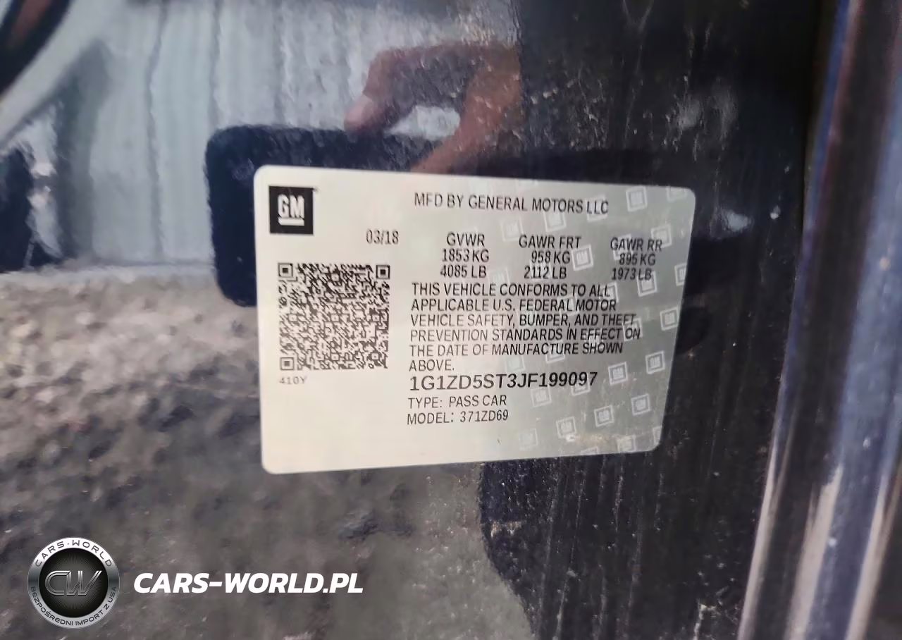 2018 Chevrolet Malibu Ls (1Ls) VIN:1G1ZD5ST3JF199097 - 12