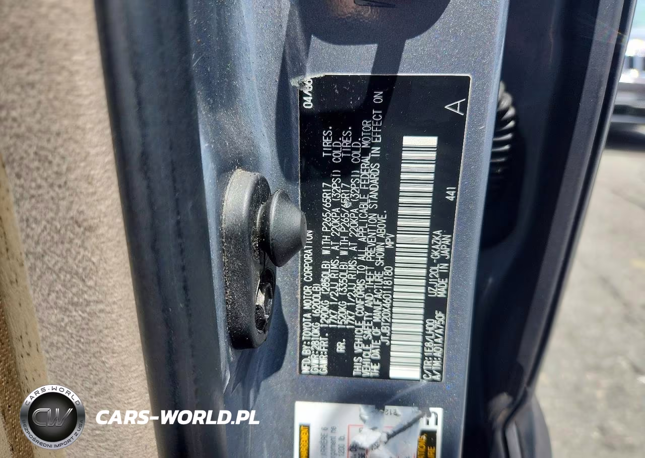 2006 Lexus Gx 470 VIN:JTJBT20X460118180 - 13