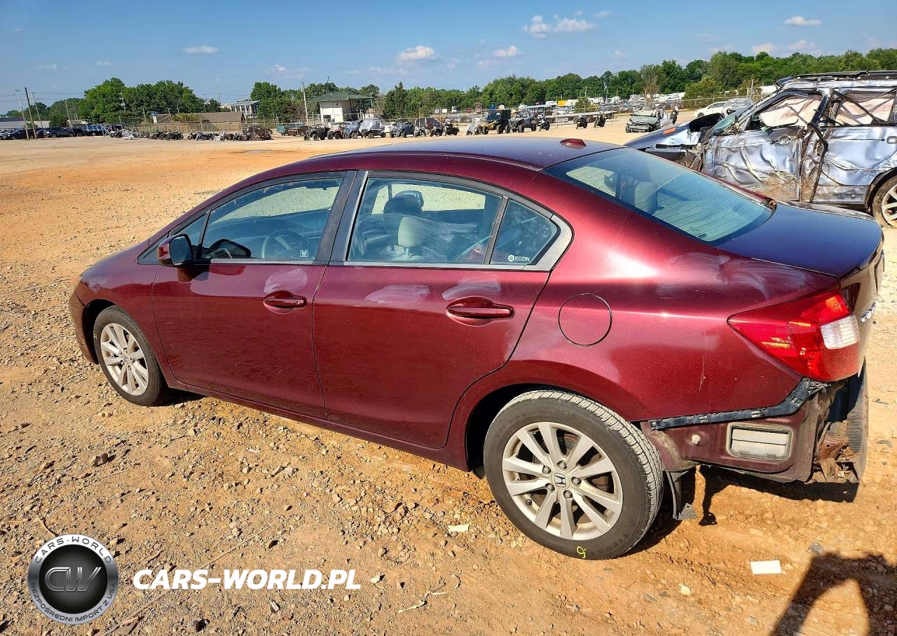 2012 Honda Civic Exl VIN:2HGFB2F94CH591800 - 2