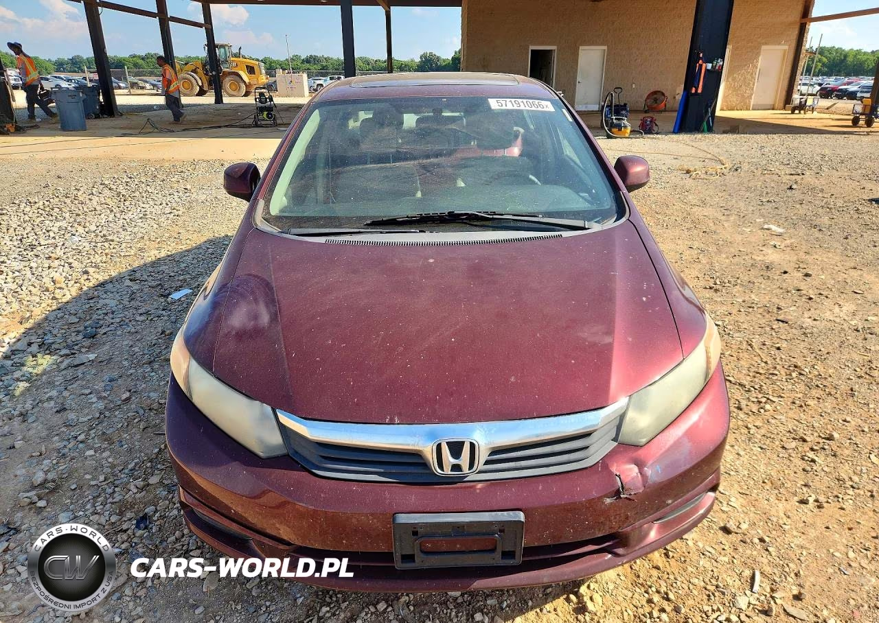 2012 Honda Civic Exl VIN:2HGFB2F94CH591800 - 5