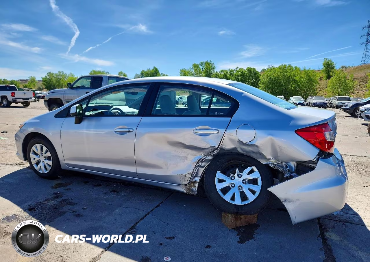 2012 Honda Civic Lx VIN:19XFB2F51CE379041 - 2