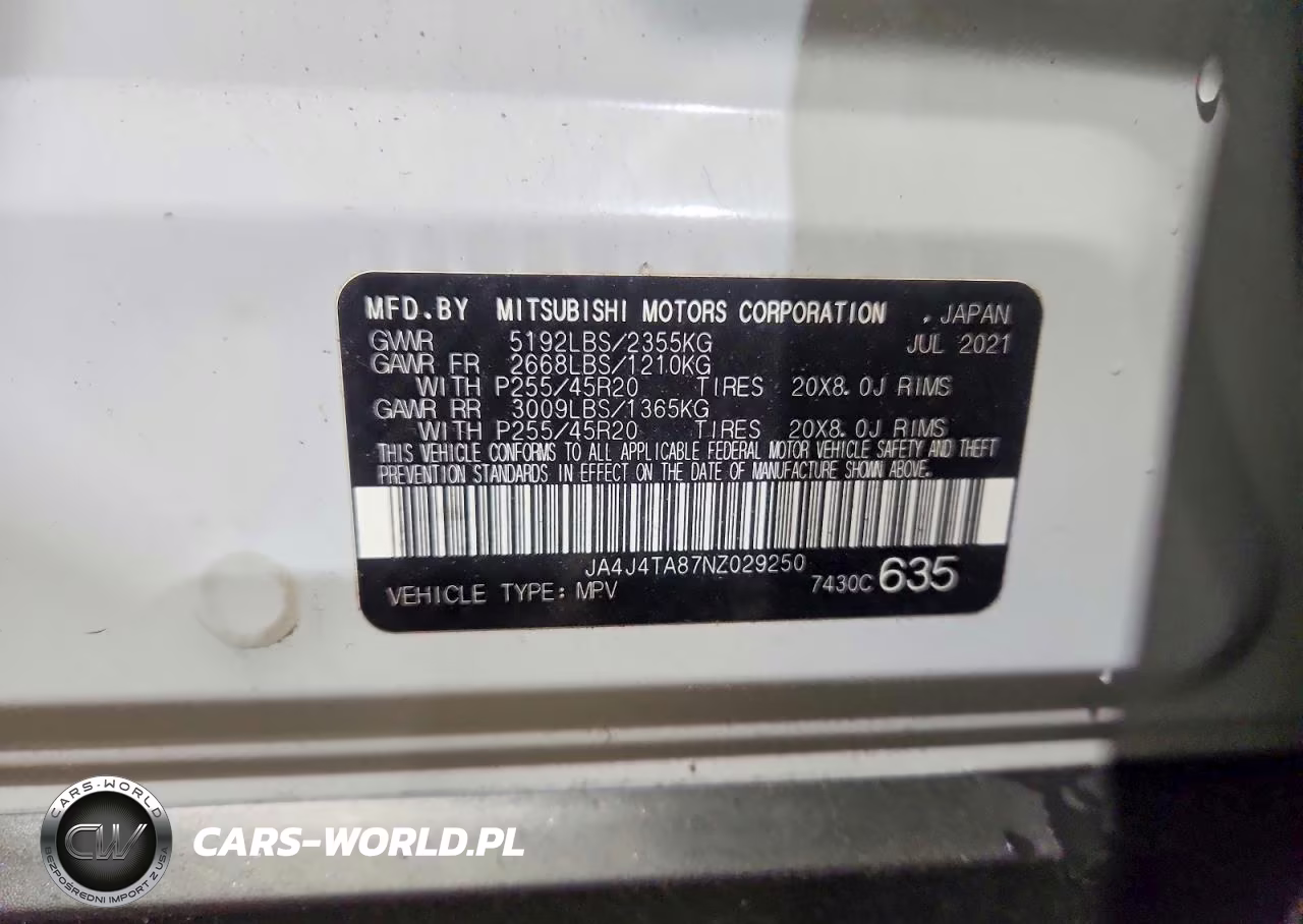 2022 Mitsubishi Outlander Es VIN:JA4J4TA87NZ029250 - 14
