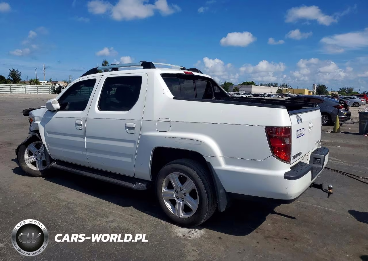 2014 Honda Ridgeline Rtl VIN:5FPYK1F51EB001339 - 2
