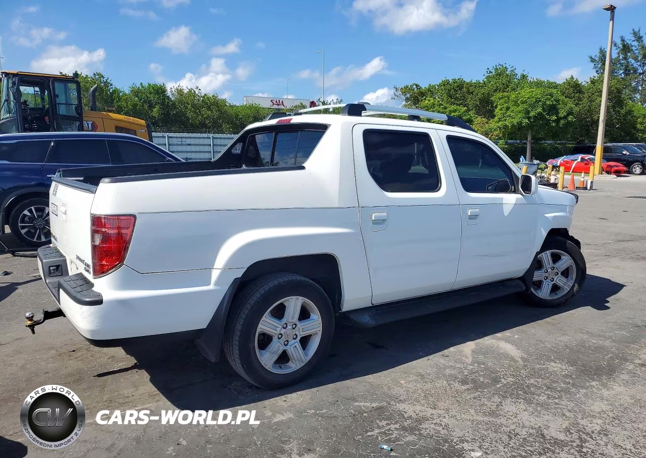 2014 Honda Ridgeline Rtl VIN:5FPYK1F51EB001339 - 3