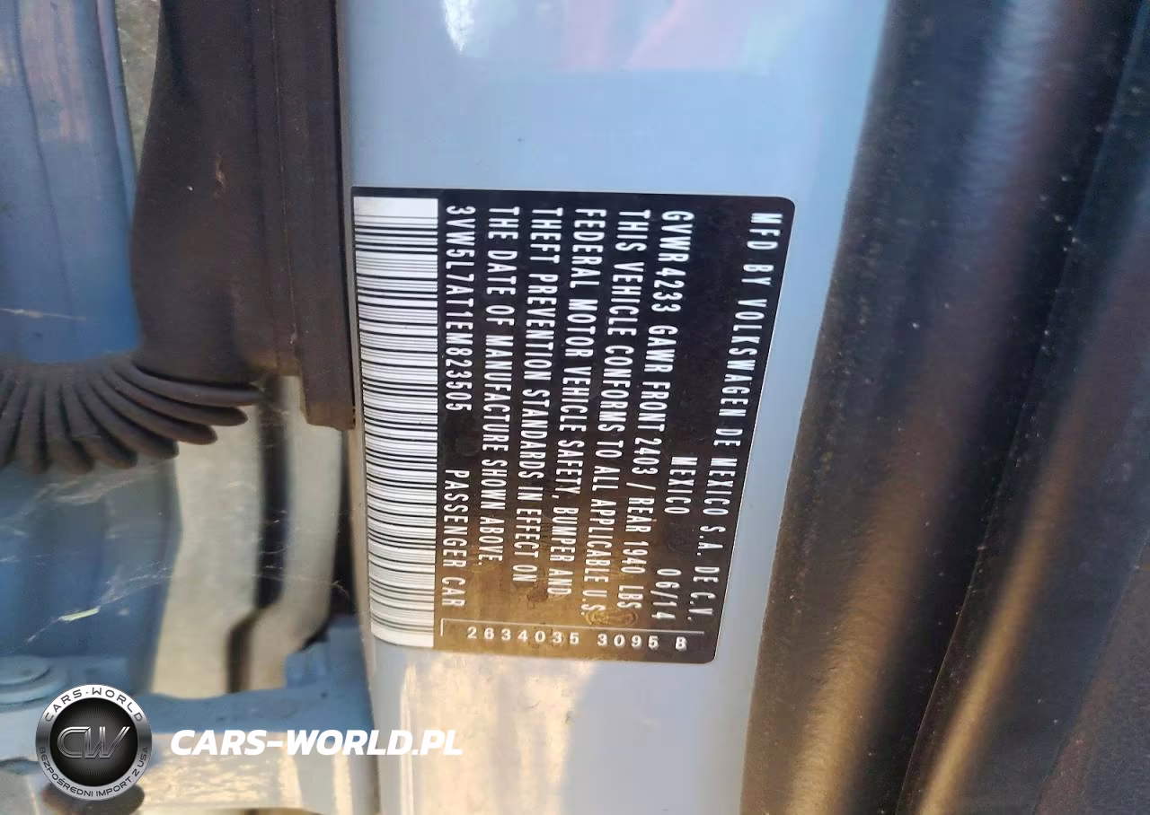 2014 Volkswagen Beetle VIN:3VW5L7AT1EM823505 - 13