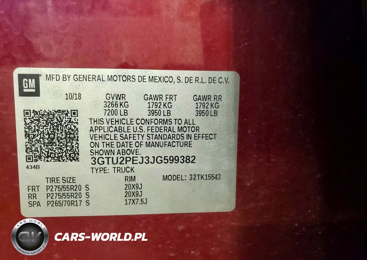2018 GMC Sierra K1500 Denali VIN:3GTU2PEJ3JG599382 - 12
