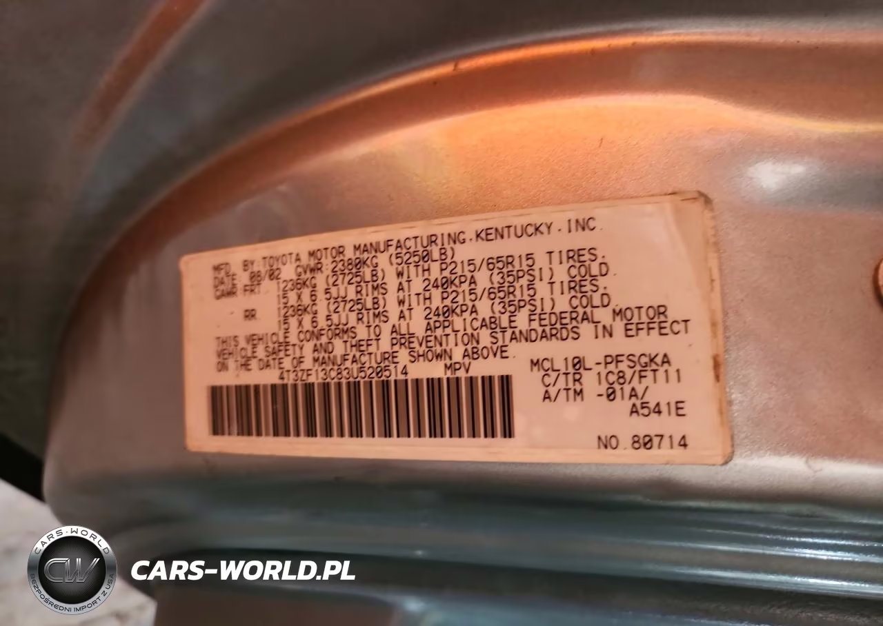 2003 Toyota Sienna Le VIN:4T3ZF13C83U520514 - 13