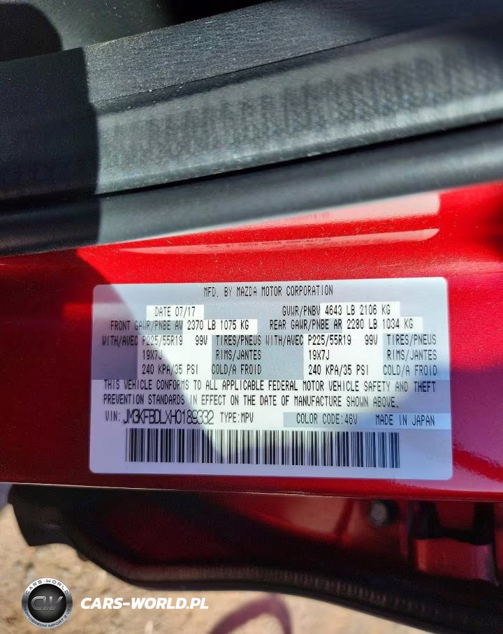 2017 Mazda Cx-5 Grand Touring VIN:JM3KFBDLXH0189332 - 13