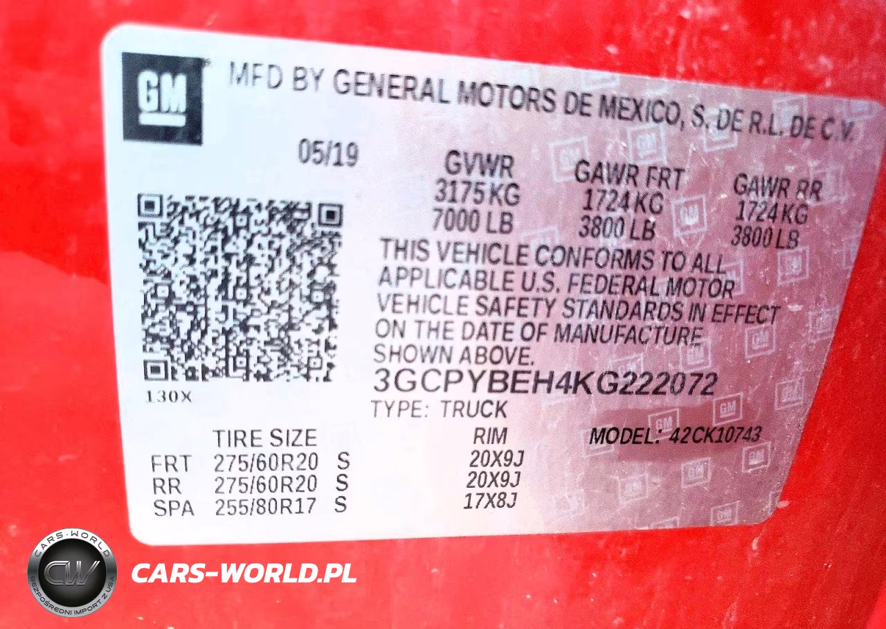 2019 Chevrolet Silverado K1500 Custom VIN:3GCPYBEH4KG222072 - 13