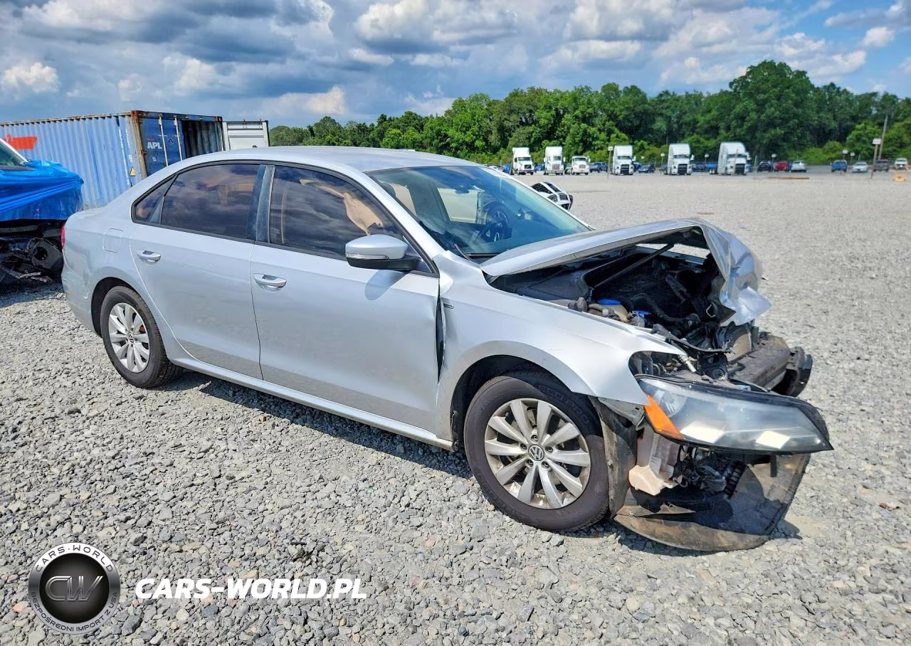 2014 Volkswagen Passat S VIN:1VWAT7A31EC074348 - 4
